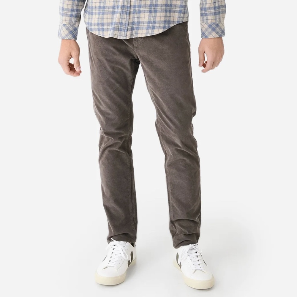 Faherty Men's Stretch Corduroy 5-Pocket Pant Rugged Grey Size 28